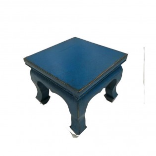 Petite table bleue chinoise