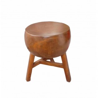 Tabouret chinois en orme