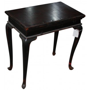 Antique table d appoint haute