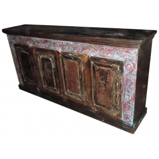 Commode indienne sculptee