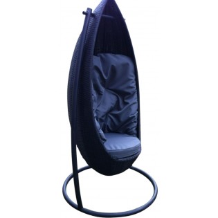 Chaise hamac en polyrattan