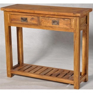 Table rustique  console en acacia