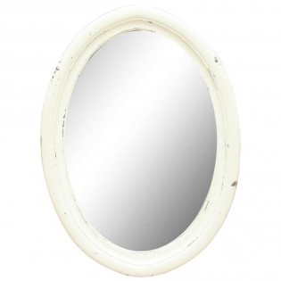 Miroir provencal Shabby Chic blanc