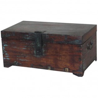 Antica scatola in legno portagioie