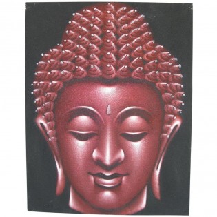 pintura sobre tela etnica con Buda